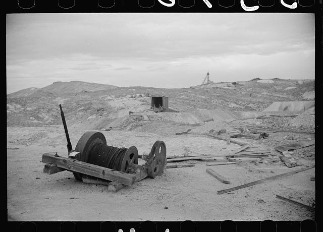 Abandoned mine. Goldfield, Nevada.